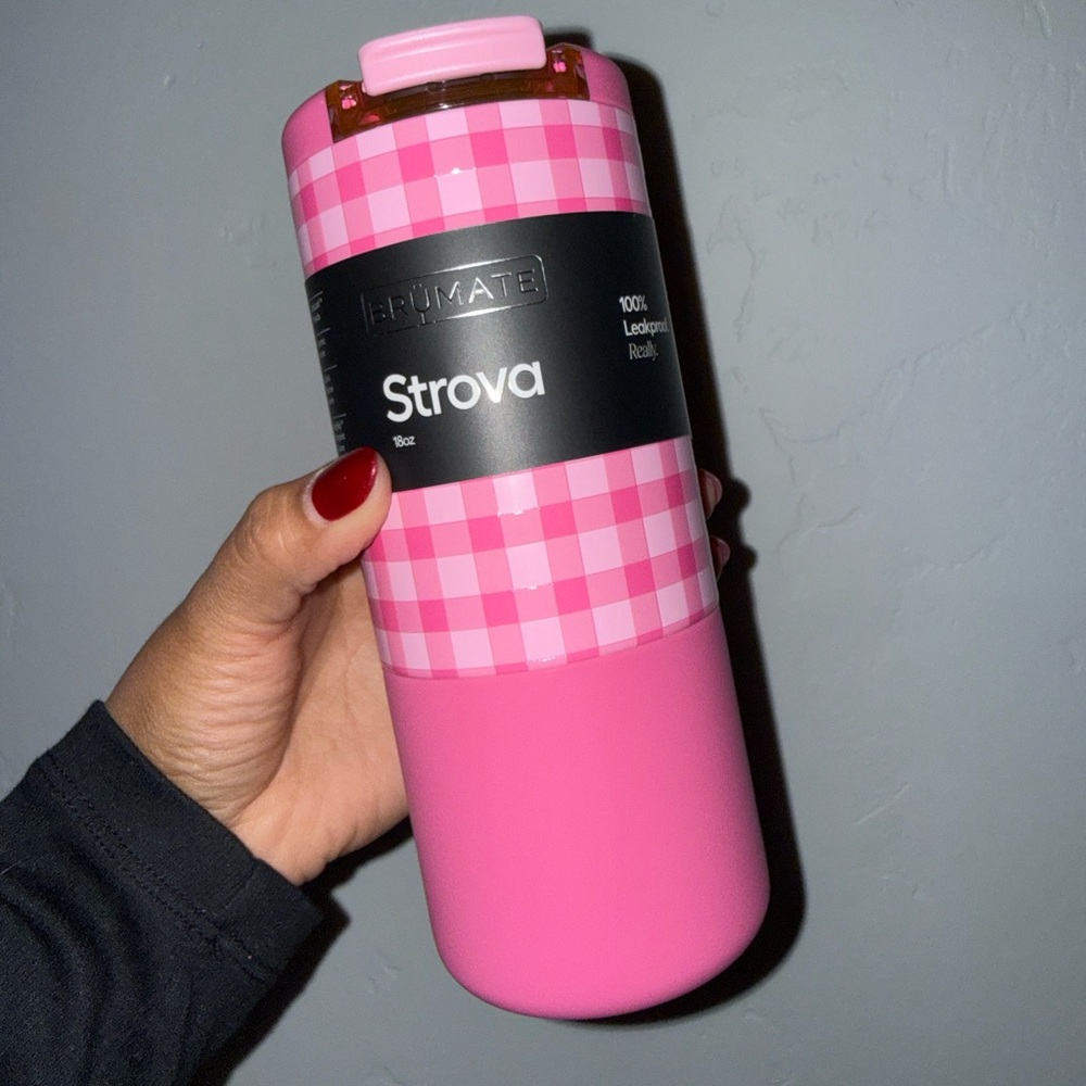 Pink Gingham Madi Nelson x BruMate Strova
